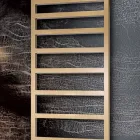 Mixed Towel Warmer with Simple Lines in Steel Made in Italy - Pistachio Viadurini