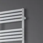 Mixed Towel Warmer in Steel Pure White Finish Made in Italy - Lemon Viadurini