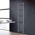 Mixed Towel Warmer in Steel Satin Finish Made in Italy - Peel