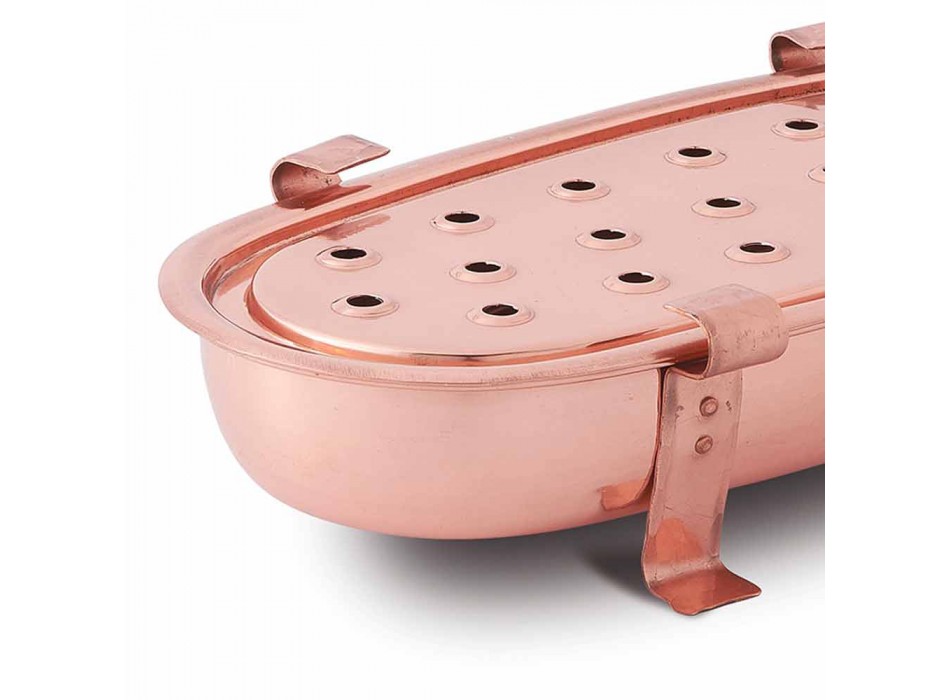Table Chafing Dish for Copper Pots Made in Italy 45x23 cm - Mariaelena Viadurini
