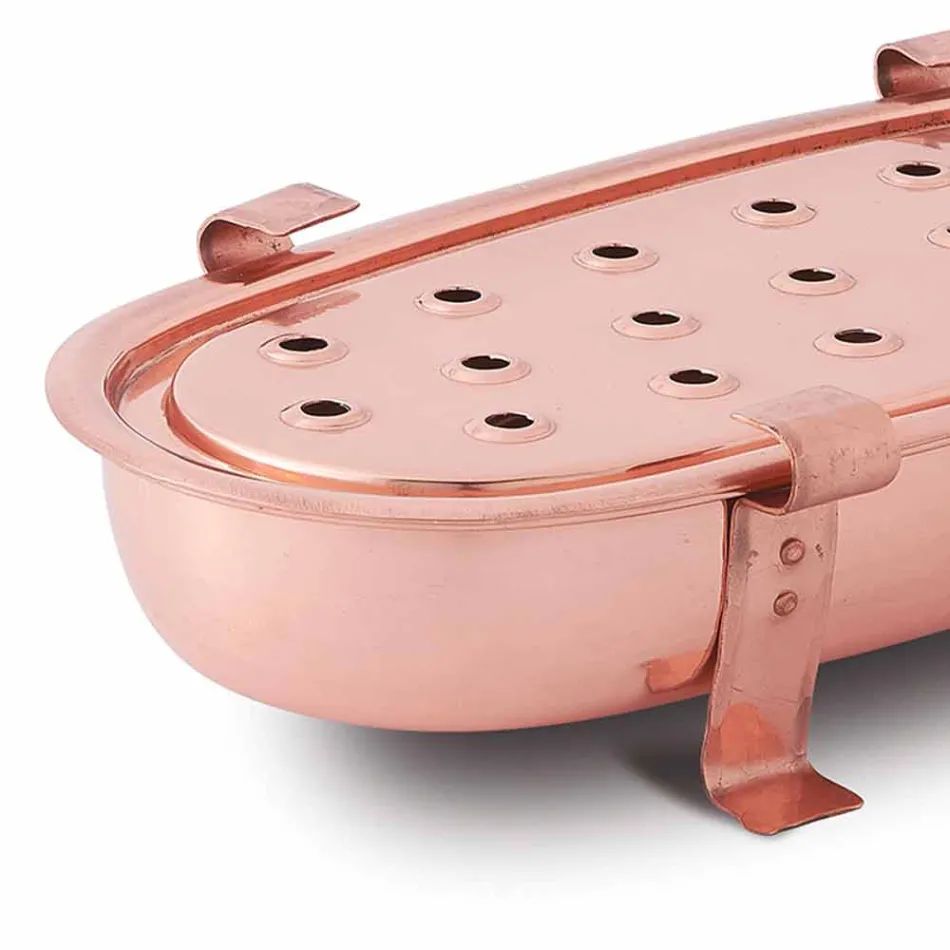 Table Chafing Dish for Copper Pots Made in Italy 45x23 cm - Mariaelena Viadurini