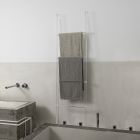Transparent Acrylic Crystal Bathroom Towel Holder Ladder - Smart Viadurini