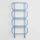 Hydraulic Towel Warmer Ladder in Colored Flat Steel Made in Italy - Chain Viadurini