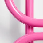 Round Colored Steel Hydraulic Towel Warmer Ladder Made in Italy - Chain Viadurini