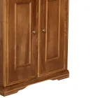 Shoe cabinet with 1 drawer and 2 wooden doors Made in Italy - Lasa Viadurini