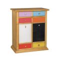 Shoe rack with all colored drawers and different handles Made in Italy - Mitra