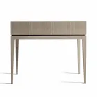 Modern design writing desk in walnut wood, W 105 x D 65 cm, Acario Viadurini