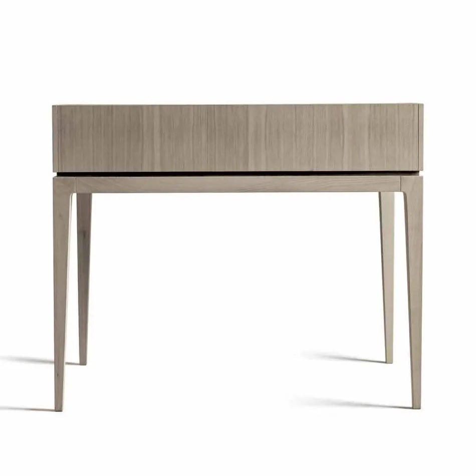 Modern design writing desk in walnut wood, W 105 x D 65 cm, Acario Viadurini