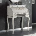 Classic Desk 5 Drawers in Wood and Inlays Made in Italy - Hastings