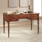 Desk with 5 Drawers in Solid Wood Made in Italy - Fontus Viadurini