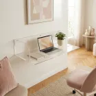 Otilia Plexiglass Wall Desk with a Minimalist Design Made in Italy Viadurini