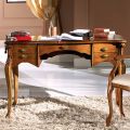 Luxury Wooden 5 Drawer Living Room Desk Made in Italy - Caligola