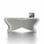 Modern design study desk made in Italy, Popoli Viadurini