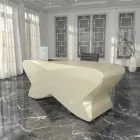 Modern design study desk made in Italy, Popoli Viadurini