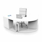 Design office desk with drawers made in Italy, Milazzo Viadurini