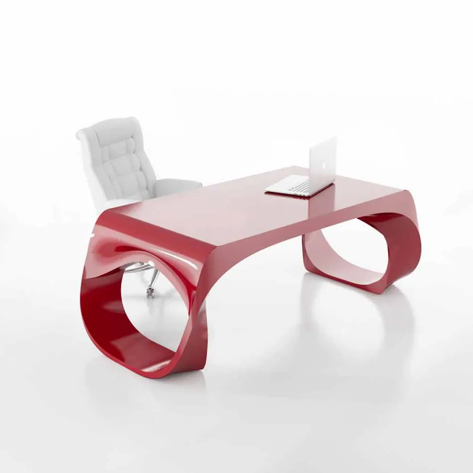 Modern design office desk made in Italy, Terenzo Viadurini