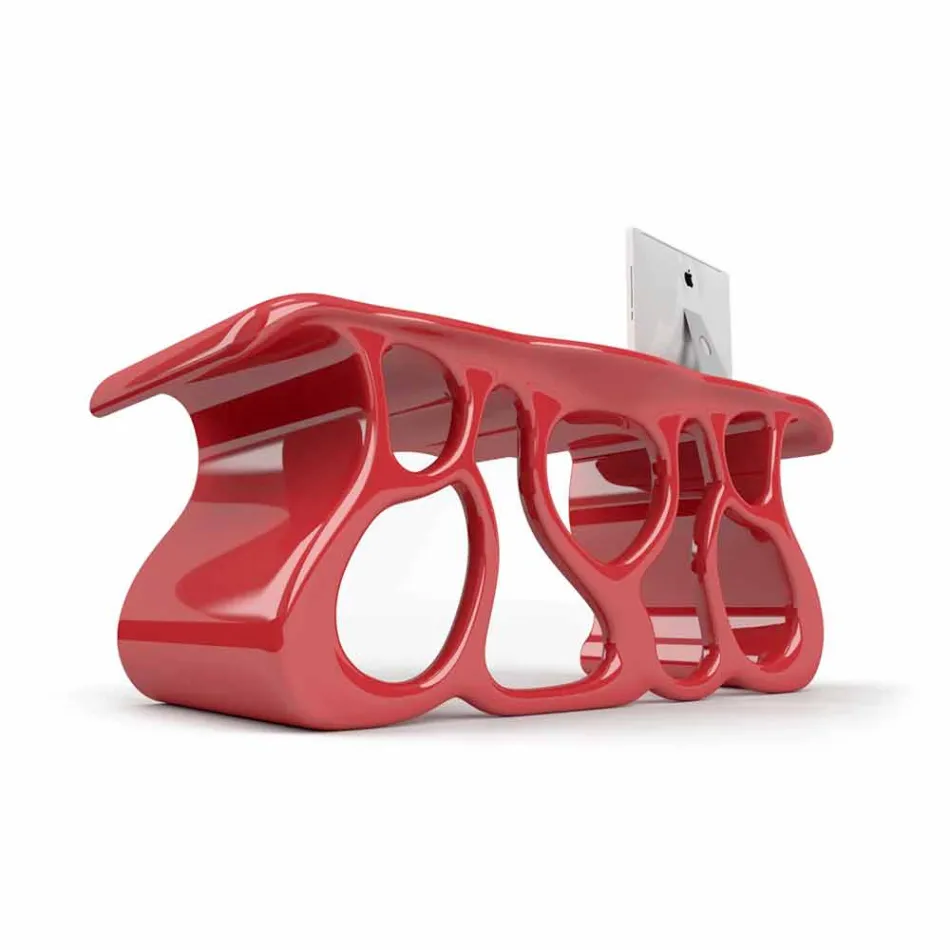 Modern design office desk produced in Italy, Mirto Viadurini