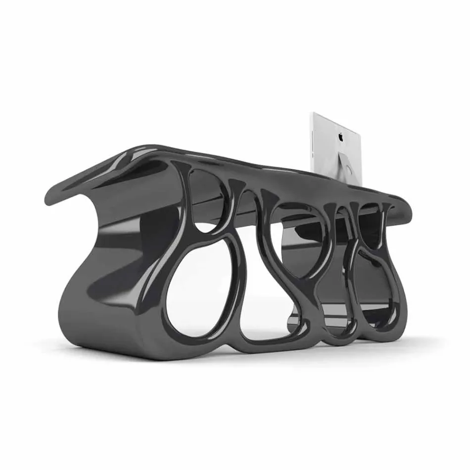 Modern design office desk produced in Italy, Mirto Viadurini