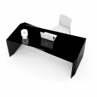 Modern design office desk made in Italy, Mistretta Viadurini