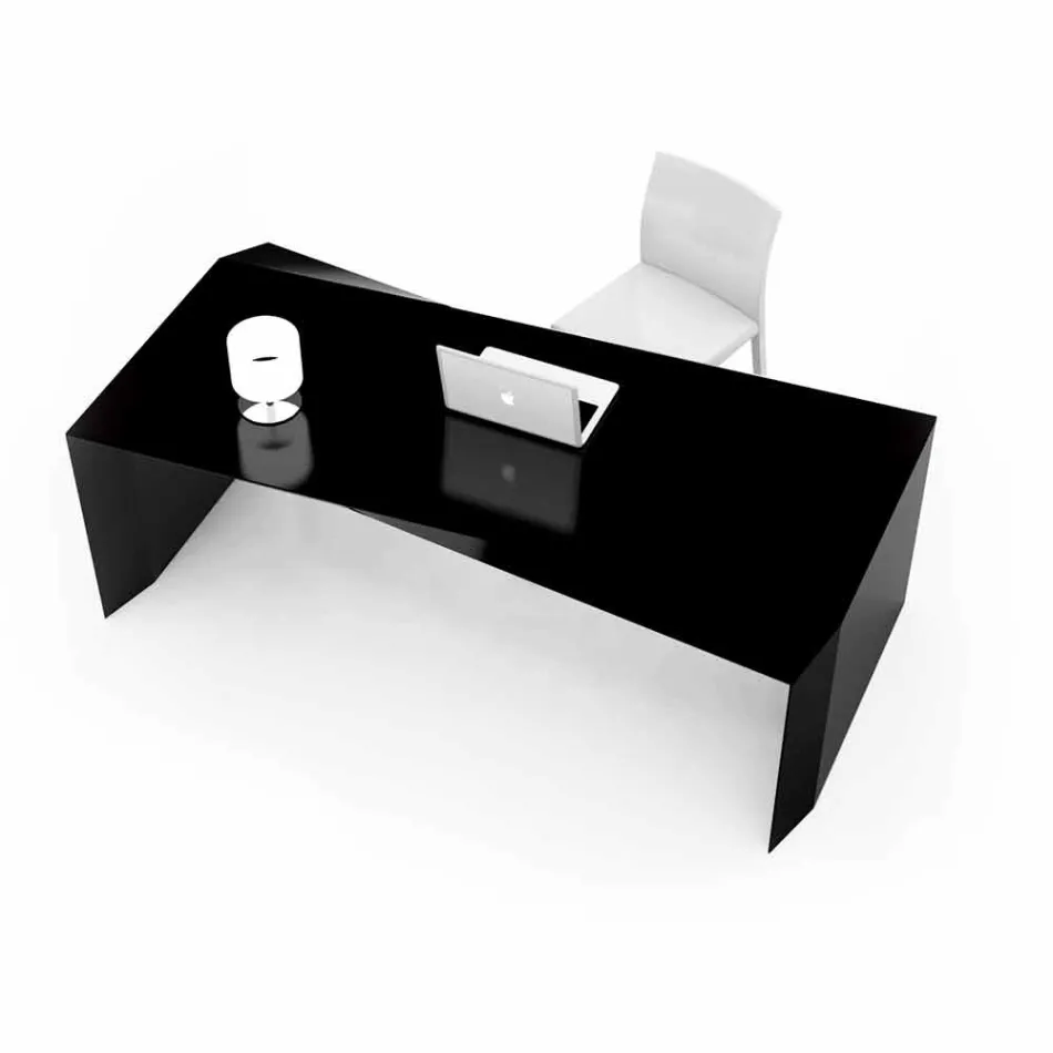 Modern design office desk made in Italy, Mistretta Viadurini