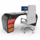 Modern office desk made in Italy, Miglianico Viadurini