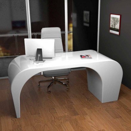 Modern office desk made in Italy, Miglianico Viadurini