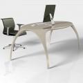 Modern design office desk made in Italy, Pomposa