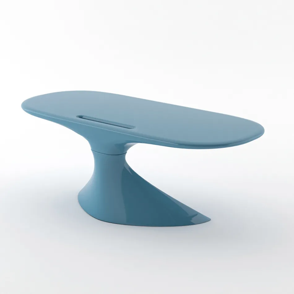 Karim Rashid desk in resin - Smania Viadurini