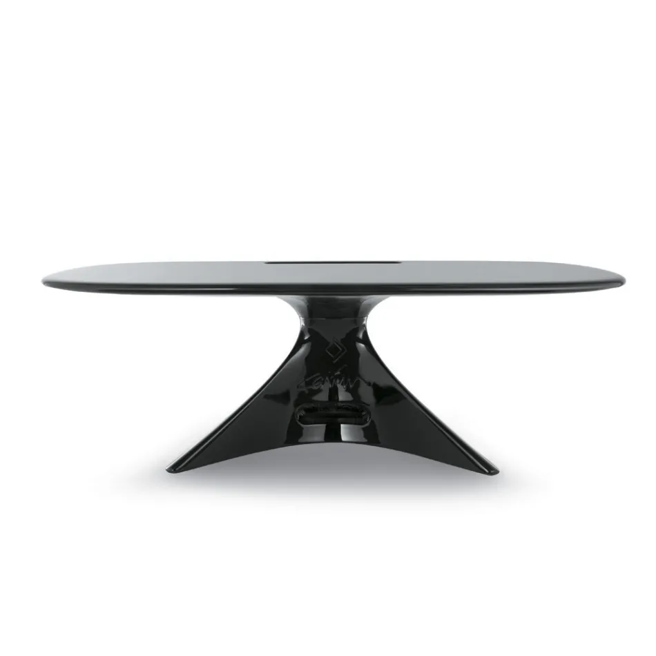 Karim Rashid desk in resin - Smania Viadurini