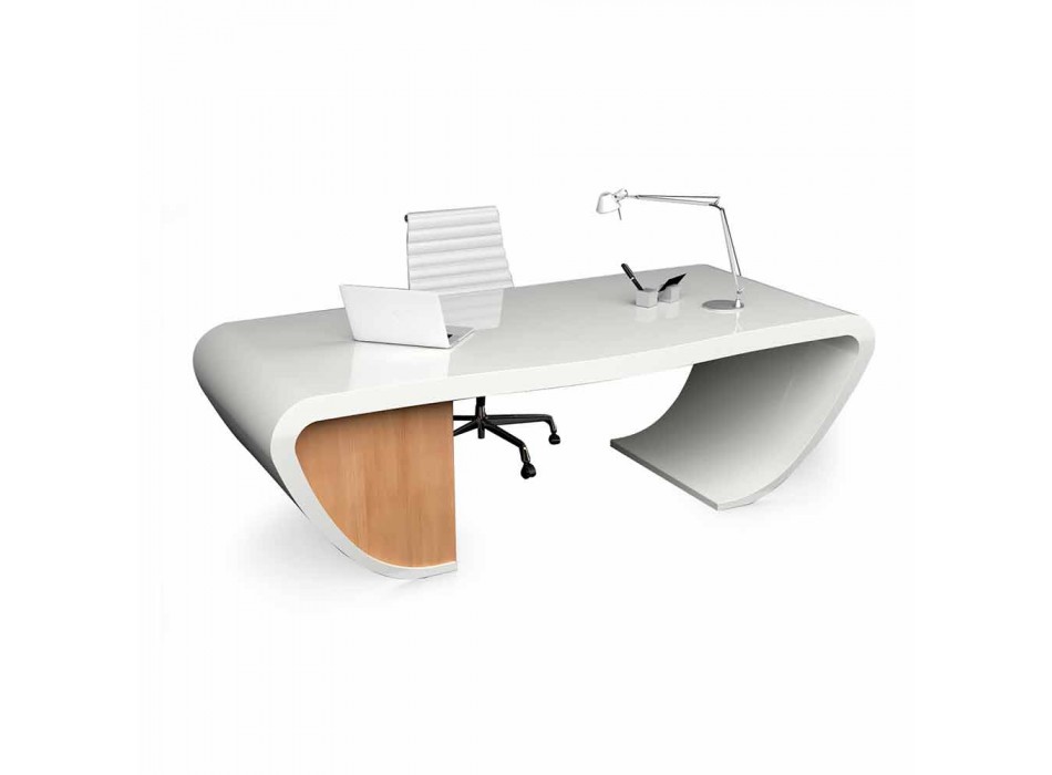 Miranda desk of modern office design produced in Italy Viadurini