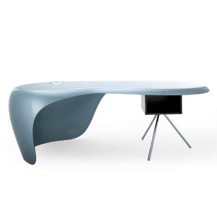 Executive desk by Karim Rashid in polyurethane in various finishes - James Viadurini