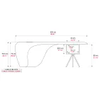 Executive desk by Karim Rashid in polyurethane - James Viadurini