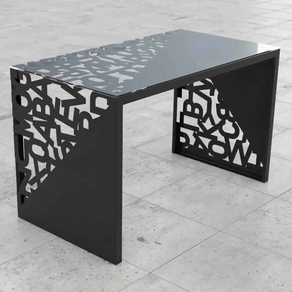Desk Kattedra Letters &quot;A Waterfall&quot; 160x80x75 Mabele Viadurini