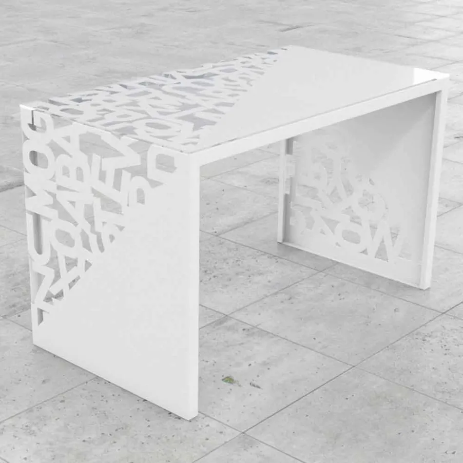 Desk Kattedra Letters &quot;A Waterfall&quot; 160x80x75 Mabele Viadurini