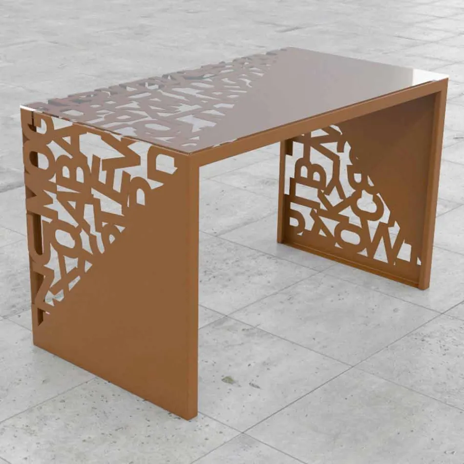 Desk Kattedra Letters &quot;A Waterfall&quot; 160x80x75 Mabele Viadurini