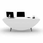 Modern office desk made in Italy, Milis Viadurini