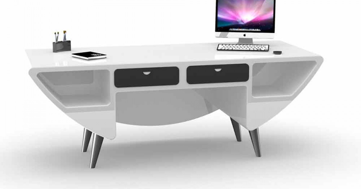 Design office desk made in Italy, Milis