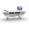 Modern office desk made in Italy, Milis