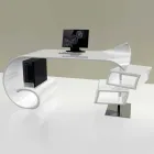 Modern office desk produced in Italy, Miagliano Viadurini