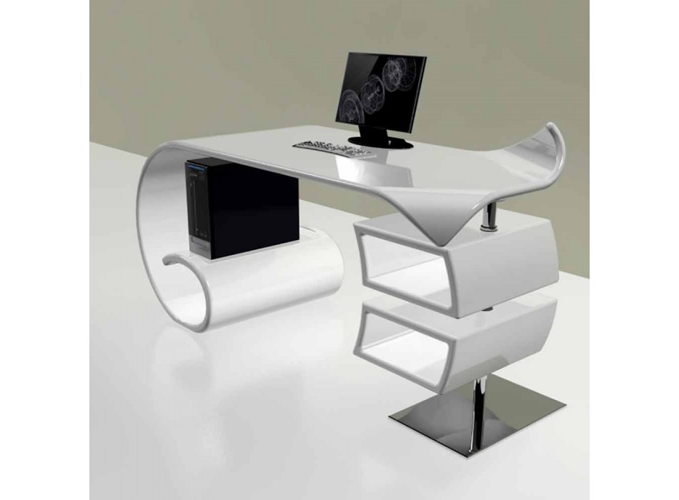 Modern office desk produced in Italy, Miagliano Viadurini