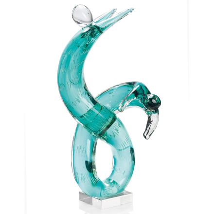 Colored Crystal Ornament Sculpture - Cardone Viadurini