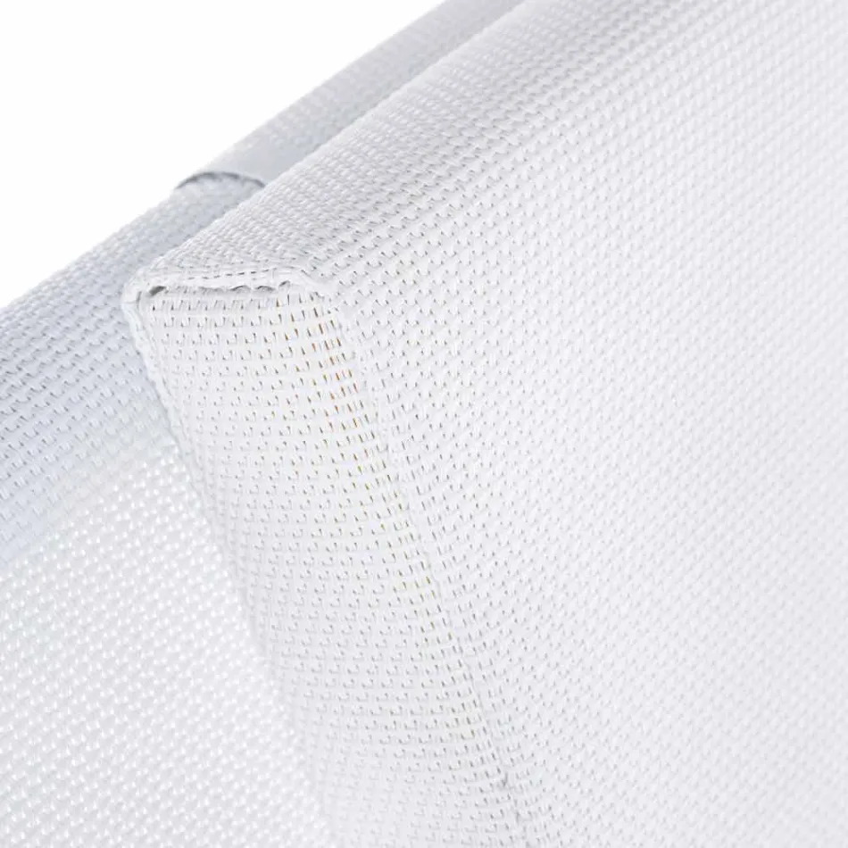 Outdoor Deckchair in Aluminum with Seat in Textilene, 4 Pieces - Kailua Viadurini