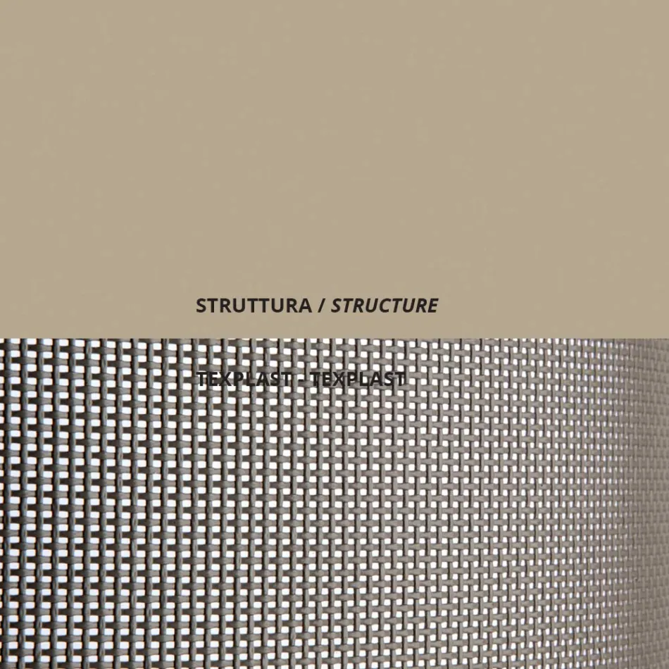 Folding Garden Deck Chair in Galvanized Steel Made in Italy 2 Pieces - Hobbit Viadurini