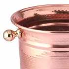 Ice Bucket Wine Design in Polished Copper or Green 20 cm - Gennarino Viadurini