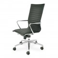 High Office Chair with Wheels and Ergonomic and Swivel Cushion - Filanna