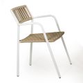 Aluminum Outdoor Chair with Armrests - Eugene