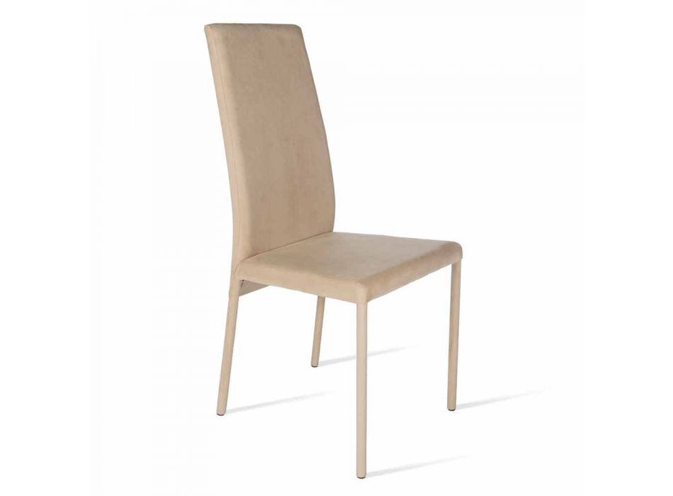 Becca modern design high-back chair, made in Italy