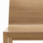 Chair with Ash Structure and Oak Shell Made in Italy - Emilia Viadurini