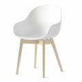 Kitchen Chair in Recycled Polypropylene Made in Italy 2 Pieces - Connubia Academy