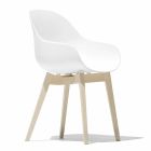 Kitchen Chair in Recycled Polypropylene Made in Italy 2 Pieces - Connubia Academy Viadurini